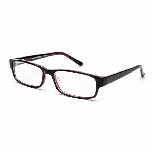 Enhance Eyewear 3893 CE Black/Burgundy 51-17-140 Full Rim Eyeglasses Frame - Picture 2 of 15